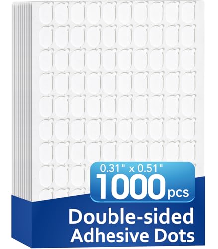 AROIC 1000 Pcs Double Sided Sticky Dots