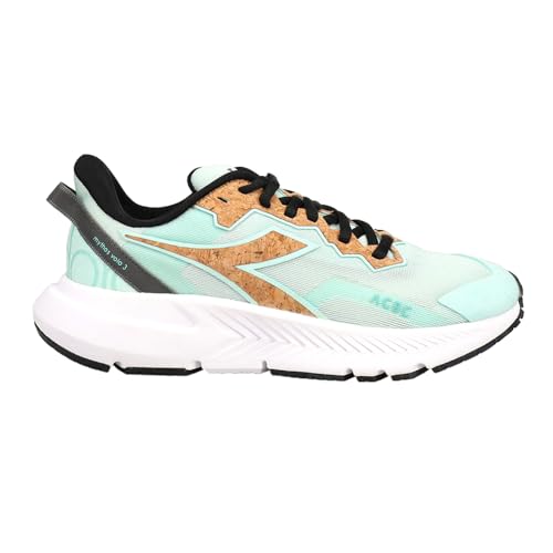 Baskets course Diadora Mythos 38.5 EU soulagement des chocs running bleu et vert