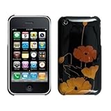  Logotrans Alternativ Backcover Blumen und Displayschutzfolie für Apple iPhone 3G / 3Gs