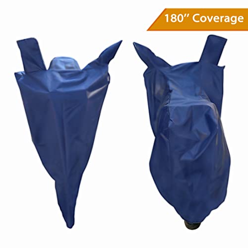 Image of Hunter 350 Two Wheeler Bike Cover Accessories - Dustproof - UV Protection - Premium Bike Cover Blue