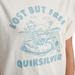 Quiksilver Women's Lost But Free Boyfriend T-Shirt - Image 4