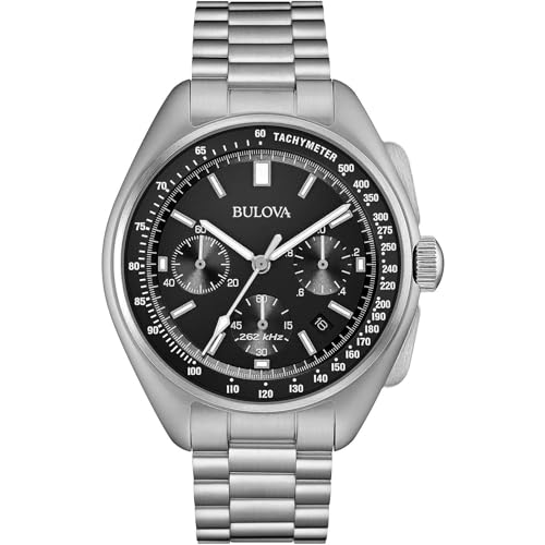 Bulova Mens edizione speciale luna cronografo in acciaio inox 96B258