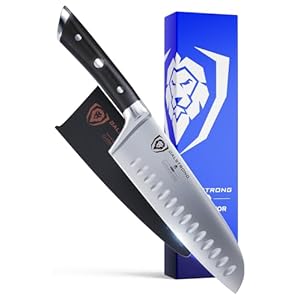 Dalstrong Santoku Knife – 7 inch – Gladiator Series ELITE – High Carbon German Steel – Sheath Included – Razor Sharp Kitchen Knife – Asian Vegetable Knife – NSF Certified