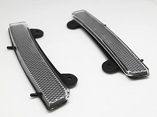 Gazoz Performance JDM Side Reflectors Front Bumper Compatible With 2003 2004 2005 350z z33 Smoke Lens