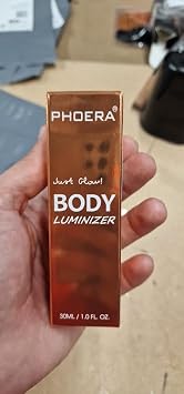 PHOERA High Gloss Waterproof Body Luminizer Glitter Face Shimmer Moisturizer Lotion Tan Cream Foundation Makeup Bronzer AQUAPURITY - 101 Rose Gold