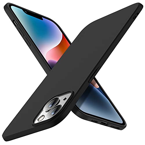 X-level Compatible iPhone 14 Case Slim Fit Ultra-Thin [Guardian Series] Soft TPU Matte Finish Coating Phone Cases Lightweight Anti-Scratch Back Cover Grip 6.1" (2022)-Black by X-level - Used condition - US$7.95