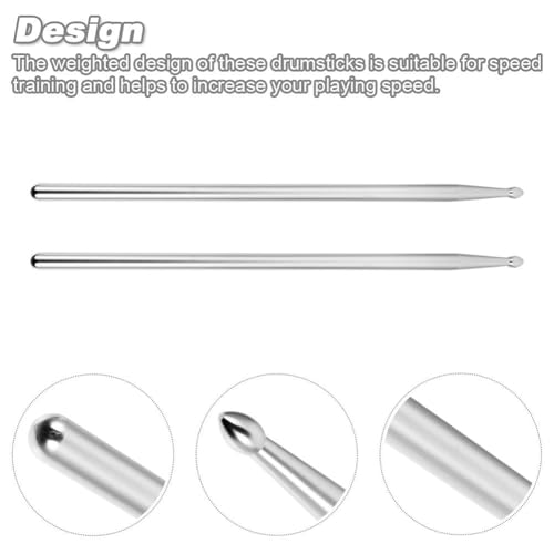 1 Par de Baquetas 5A de Aleación de Aluminio miniatura 5