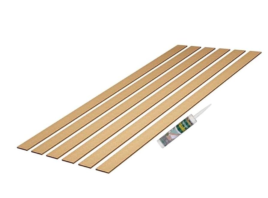 Kit Pannelli Parete MDF/HDF - 5 Pezzi 100cm + 5 Listelli 43cm, Spessore 6/9mm, Stile Shaker, Verniciabile