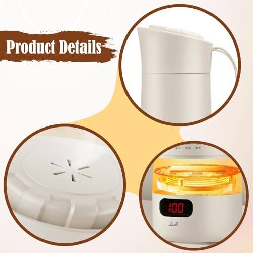 Tetera eléctrica portátil compacta con control de temperatura miniatura 3
