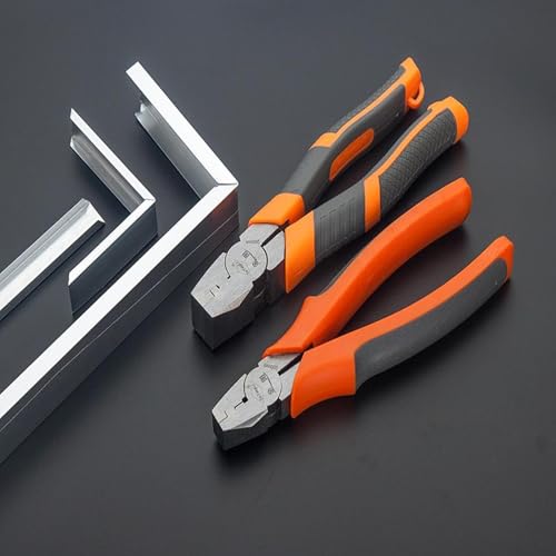 Alicate de muescas en V y pinza de plegado portátil en acero resistente 5