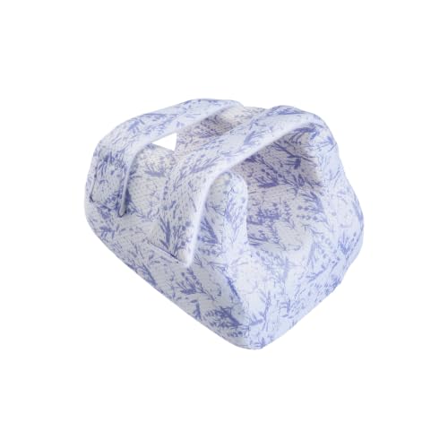 Image of 3D Heel Protector to Elevation Foot for Pressure Sores-1PC | Ankle Pillow Cushion for Bed Sores or Heel Pain Relief,Suitable for Elderly or Bedridden (Purple Bamboo Pattern)