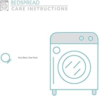 Vista 3 de Lush Decor - Juego de colcha con falda de volantes - Juego de 2 piezas de ropa de cama estilo granja lujoso - Detalle elegante de volantes