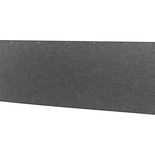 Balkon Sichtschutz - 6 Meter - 75 cm hoch - Balkonverkleidung anthrazit - Balkon Bespannung atmungsaktiv