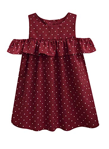 Image of A.T.U.N. (All Things UBER Nice) Girls Cotton Empire Waist Knee Length Sleeveless Casual Dress