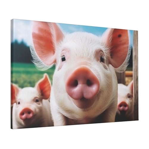 Impression sur toile HD souriante pour salon et deco de chambre a coucher