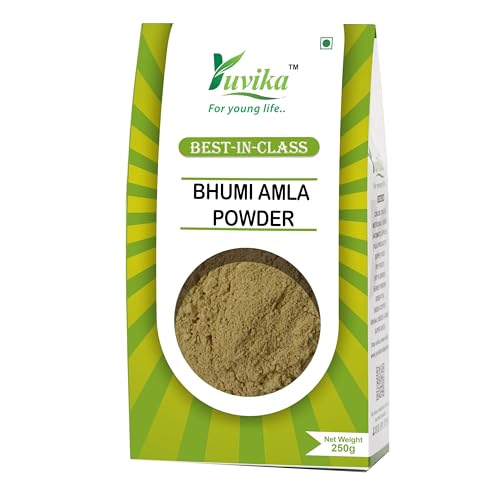Yuvika Bhumi Amla Powder - Bhoomi Awla Powder- Phyllanthus Niruri - Fillanto Niruhi 250 Grams