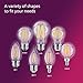 PHILIPS LED 60W A19 8-Pack Ultra Definition Soft White (2700K) 800 Lumen (8W = 60W) Dimmable Frosted Flicker-Free Light Bulbs