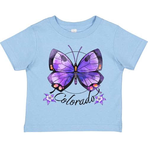 inktastic Colorado- State Butterfly and Flowers Toddler T-Shirt