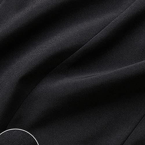 YM YOUMU Women Ruffle Hem Sleeveless Blazer Jacket Vest Formal Business Work Office Suit Tops3