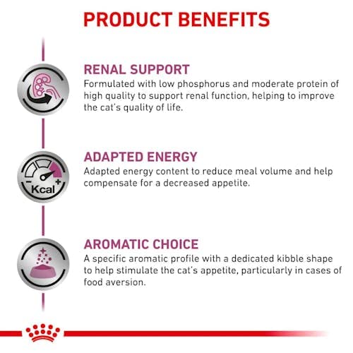 Royal Canin Veterinary Renal | Doppelpack | 2 x 400 g | Diät-Alleinfuttermittel für ausgewachsene Katzen | Zur Unterstützung bei Nierenproblemen | Mit niedrigem Phosphorgehalt