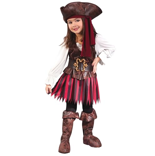 Disfraz completo Baby Girl Buccaneer talla Small miniatura 1
