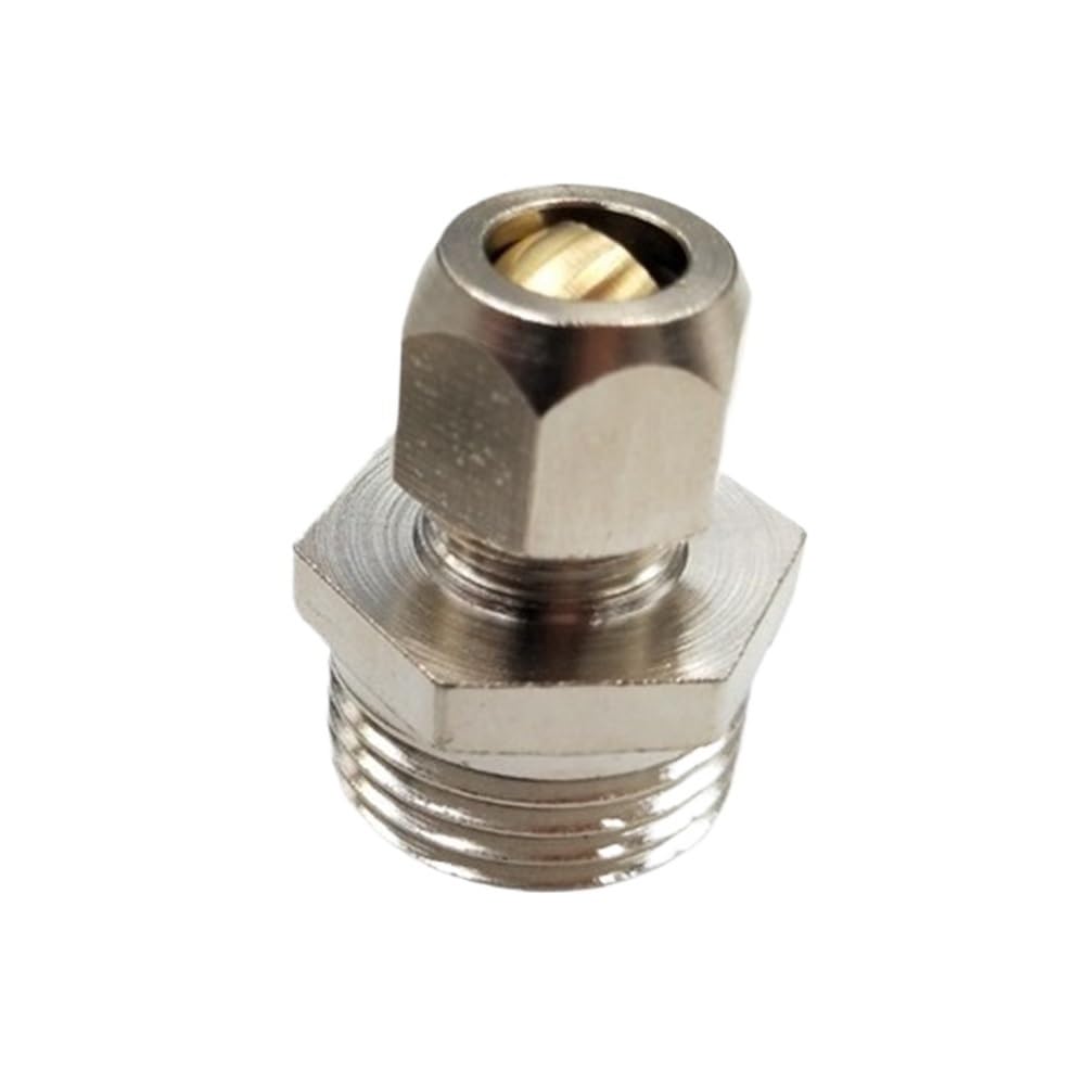 Quick Connect Hose Fittings,Brass Ferrule Tube Compression Fitting Connector BSP Male Thread Hydraulic Adapter - Versatile 4mm to 16mm Compatibility(16mmx1/4inch)