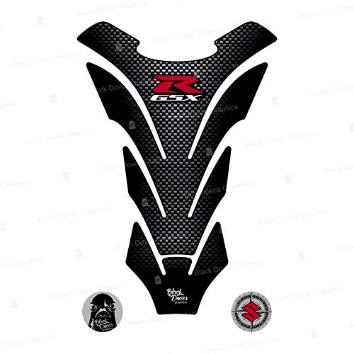 Protector de depósito adhesivo resinado compatible con moto Suzuki GSX R GSXR GSX-R