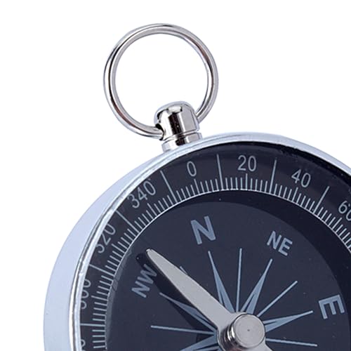 Brújula portátil para camping y senderismo color plata miniatura 5