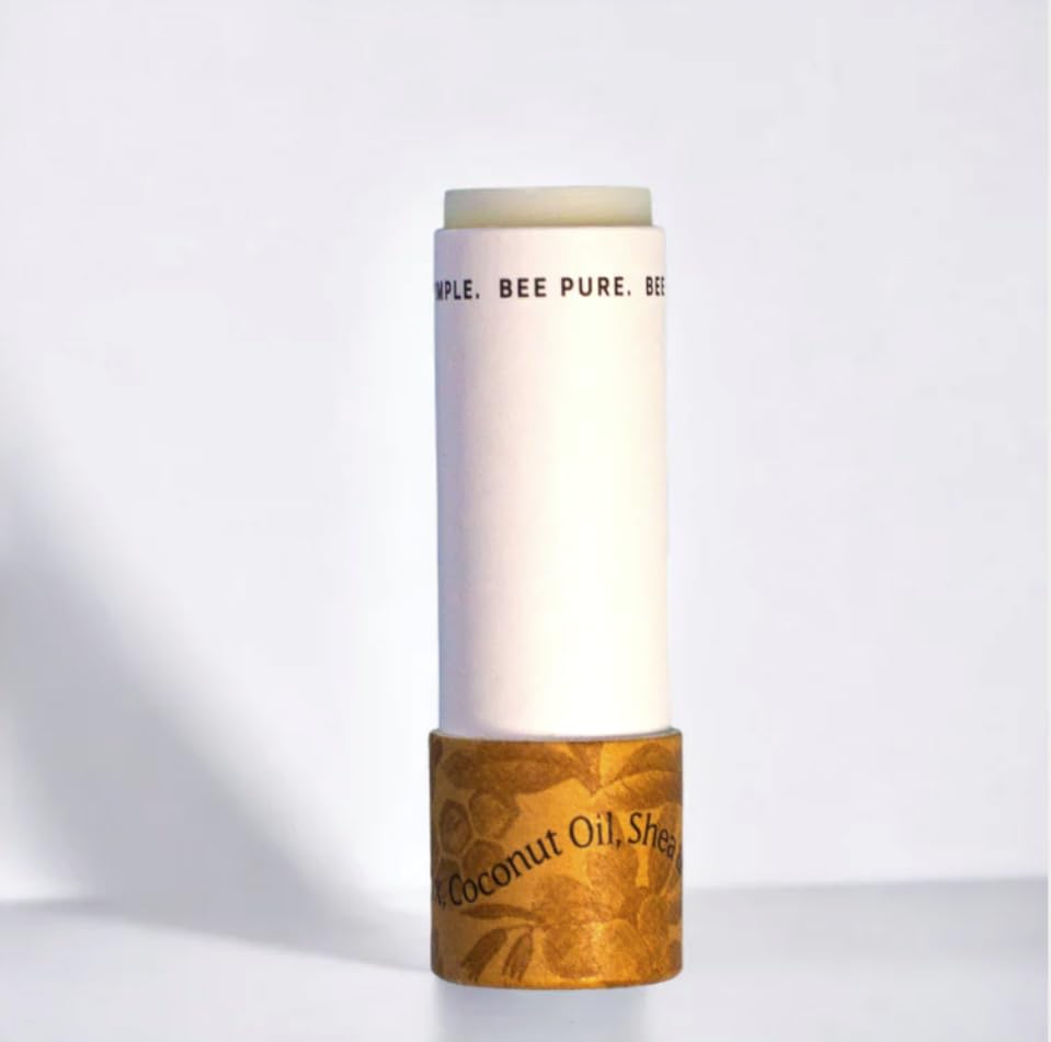 Miniatura 3 de Fontana Candle Co - Bálsamo labial puro sin acentuar  Paquete de 3  Aceite de coco, manteca de karité, cera de abejas  Hidratante e hidratante