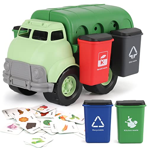 Driven Recycling Truck Realistic Lights & Sounds Large Toy Vehicle