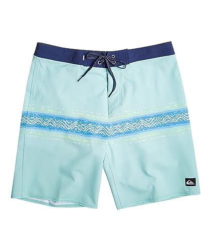 Quiksilver Men's Standard Surfsilk Mesa Strip 19 Boardshort Swim Trunk