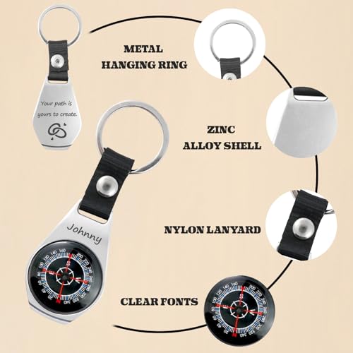 Brújula de Bolsillo Personalizable de Latón miniatura 4