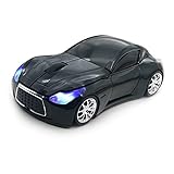 TDRTECH Wireless Car Mouse 2.4Ghz 3D DPI 1600 Cool Sport USB Gaming Mouse Mice for PC Computer Laptop Notebook Black