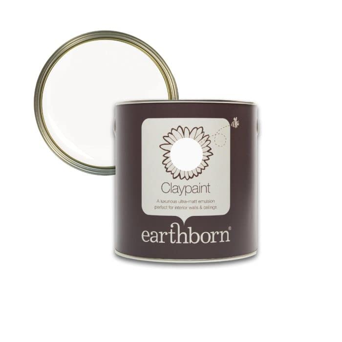 earthborn Claypaint, Breathable paint for Walls and Ceilings (Flutterby, 2.5 Litre)