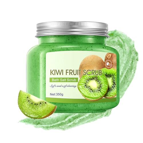 XMXueMei Rose Body Exfoliator, Deep Cleaning Exfoliating Body Scrub, Moisturizing Nourishing Salt Rose Body Scrub, 350 g