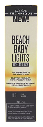 Loreal Beach Baby Lights #11.01 Cool Blonde 1.74 Ounce (51ml) (2 Pack)