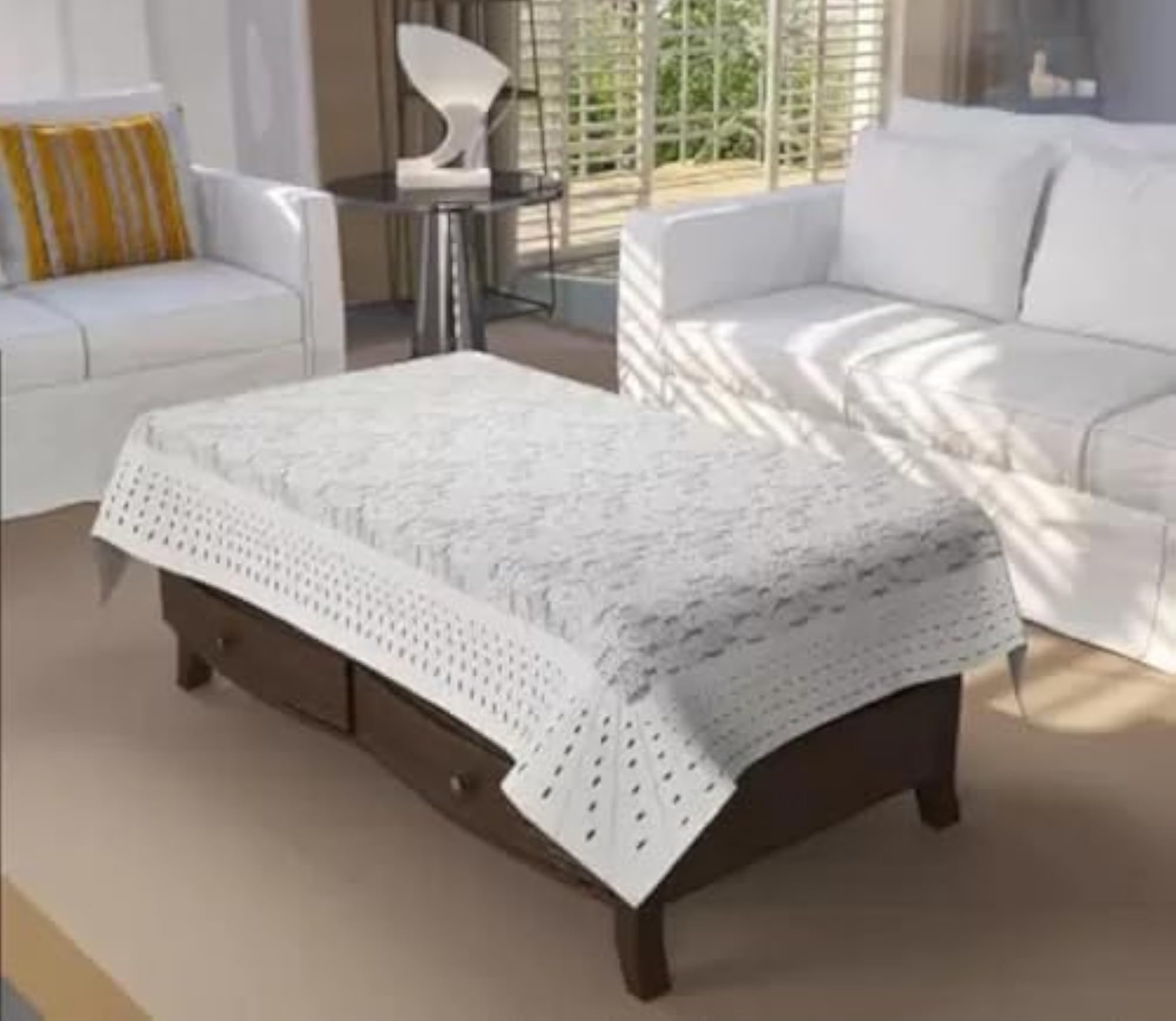 Printed Table Cloth for 4 Seater Waterproof