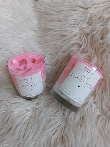 Love Latte Mum – El Yapımı Kahve Kokulu Dekoratif Mum | Kahve Severler için Özel Tasarım