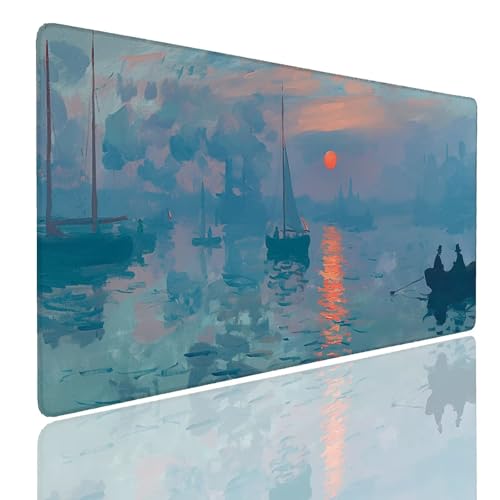 Grand épais mousepad 1000x400x4mm aux finitions soignées de bureau