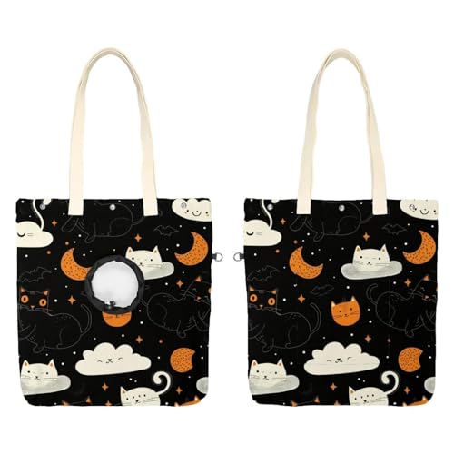 Sac de transport pour chat d'Halloween idéal pour sorties et balades - 2