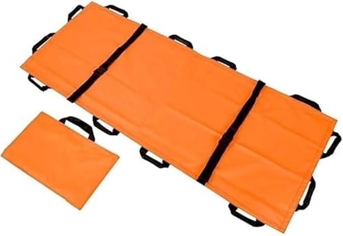 Rutexc 簡易ストレッチャー 搬送用キャリーベッド 軽量 防災用ストレッチャー 防水 滑り止め 搬送 介護用品 緊急時・非日常用 布製ストレッチャー 患者移送マット 介護施設 移送用ストレッチマット