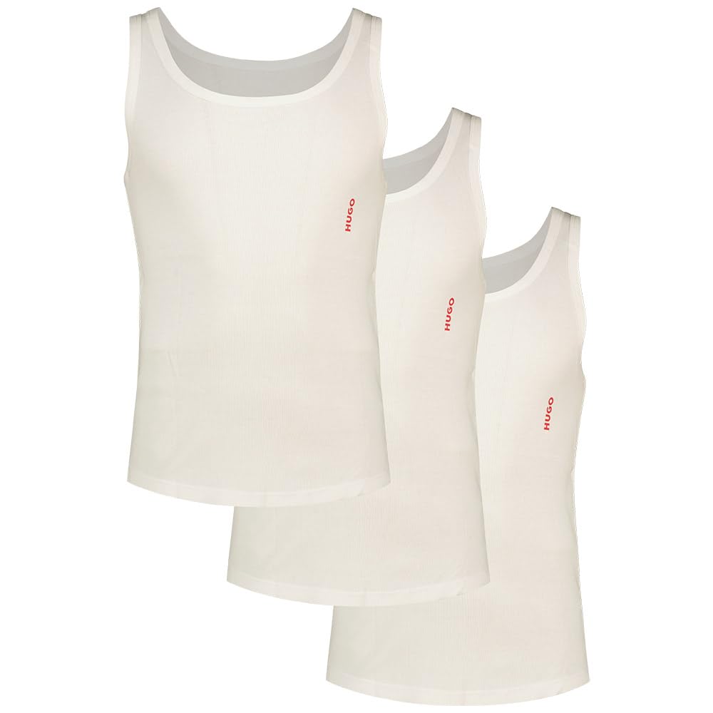 Hugo Men's Vest, White, XL