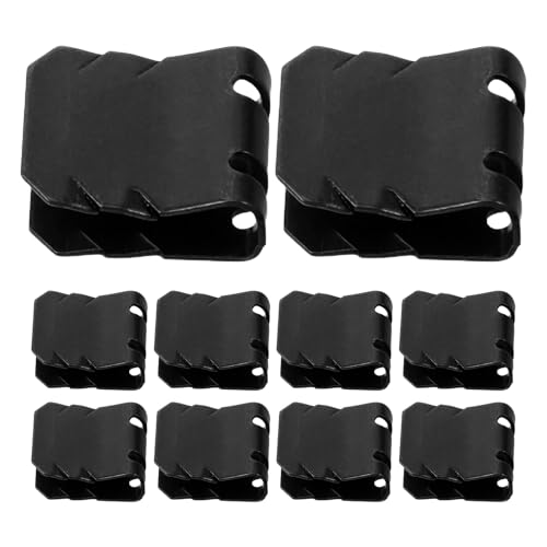 Clips de guardabarros metálicos contra vibraciones en cubiertas de motor y deflectores