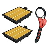 Caterpillar 327-6618 Cab Air Filter w/IHD Strap Wrench Bundle (2)