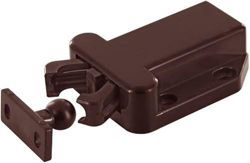 Miniatura 4 de Pestillo de empuje para armarios y muebles, cierre de puerta de gabinete, dispositivo de bloqueo automático de rebote para armario de cocina, cierre