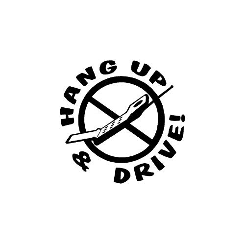 ZCZWQ Stickers Sticker hang and drive tail door mobile phone truck battery fun car stickers black/silver (Color : Black)