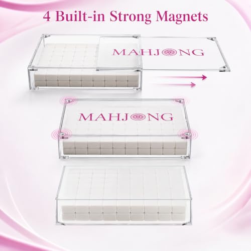 Estuche acrílico transparente para Mahjong 31.5x24.5x5.5 cm miniatura 5