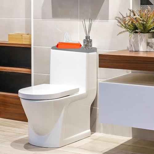 Thinp 576964_2_QD38EJPM 2 Pcs Toilet Tank Cover,Toilet Tank Lid Cover Fit Different Sizes Soft And Absorbent Toilet Lid Cover Toilet Tank Lid Cover Replacement Toilet Cover thumb #6