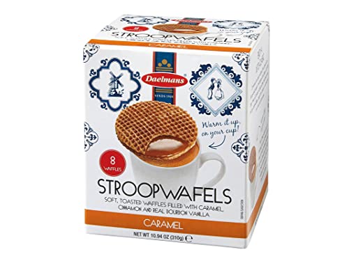 Daelmans Stroopwafels - Jumbo Karamell Waffeln - 310 g in der Cube - Authentische Holländische Karamell Waffel - Stroopwaffeln Cover