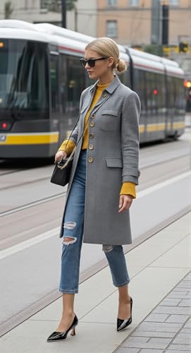 TNYNFBEB Womens Kitten Heel Pointed Toe Pumps Slip-on Sliver Beaded Prom Wedding Dress Basic Classic Patent Leather Summer 2.6 Inches Heels4